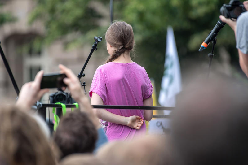 Greta Thunberg in Hamburg, Juli 2019