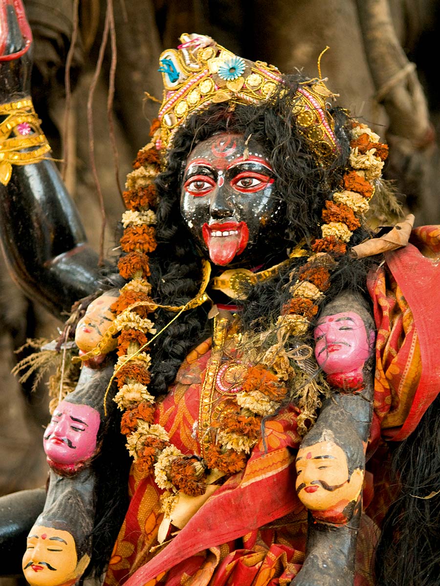 Die Hindu-Göttin Kali ist sehr wichtig in Sanyals Roman „Identitti“.