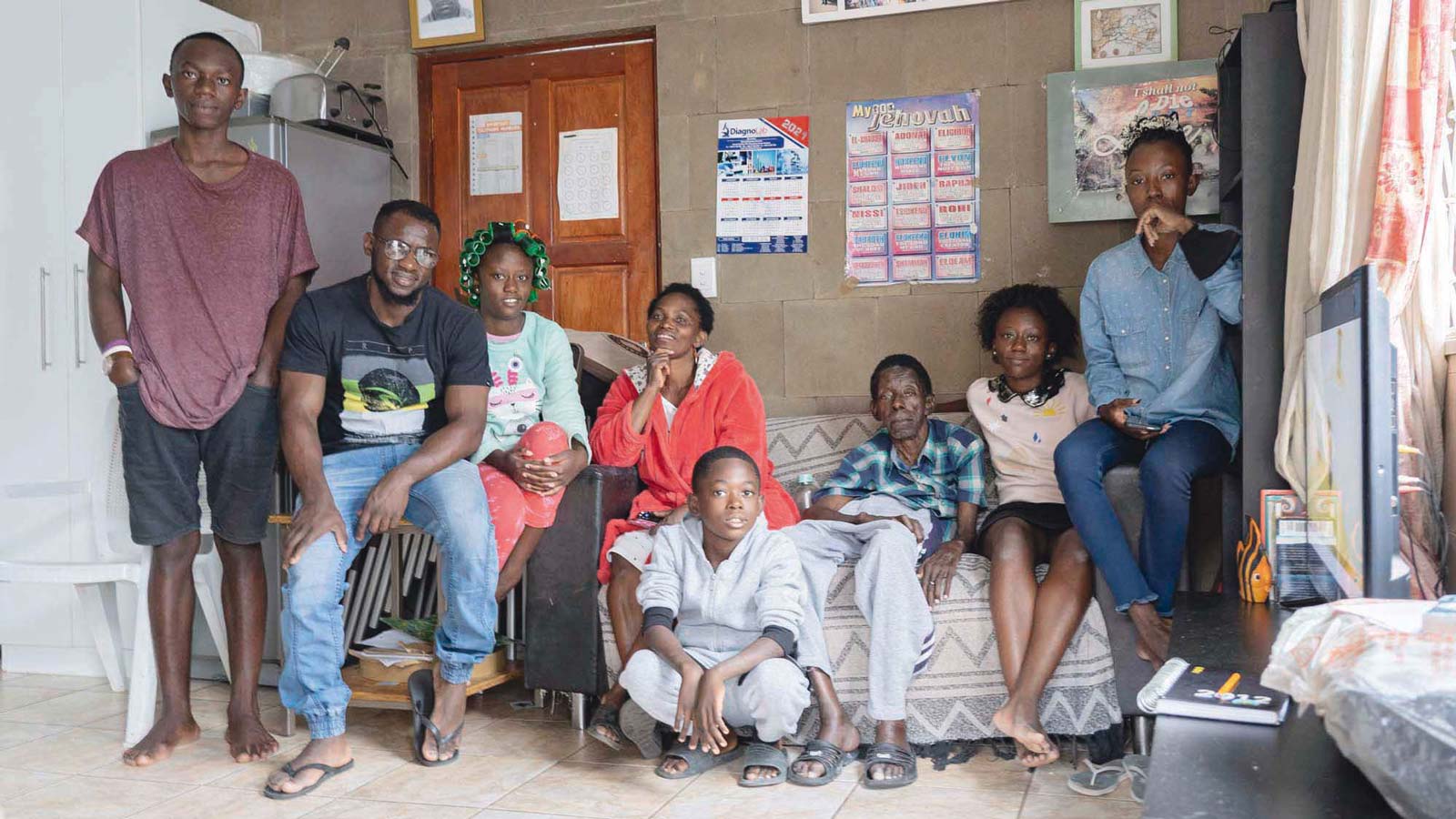 Familie Philipps wohnt in einem Sechzig-Quadratmeter-Haus der Firma Polycare am Rande der namibischen Hauptstadt Windhuk