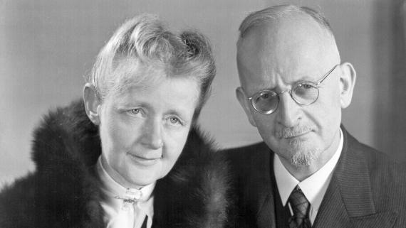 Gerhard Kittel (1888 – 1948) mit seiner Frau