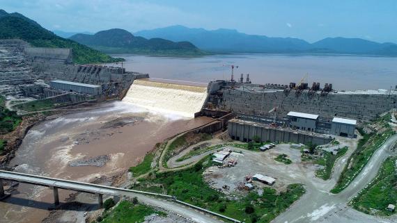 Der künftig größte Staudamm Afrikas, der Grand-Ethiopian-Renaissance-Staudamm, sorgt seit Jahren für Streit zwischen Äthiopien, Ägypten und dem Sudan.