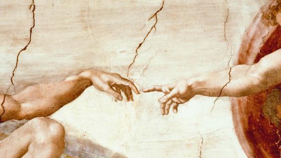 Michelangelo: Die Erschaffung Adams, 1511/12.