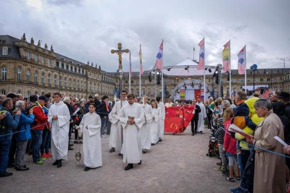 Abschlussgottesdienst des Katholikentag 2022 in Stuttgart