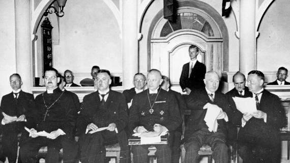 Nationalsynode der „Deutschen Christen“ am 2. September 1933 in Wittenberg.