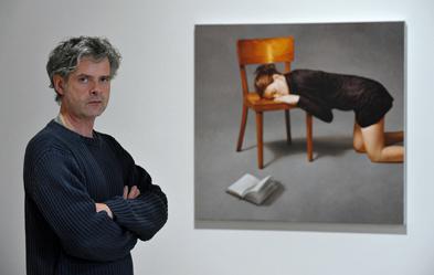 Hans Aichinger in seinem Atelier. Fotos: maerzgalerie