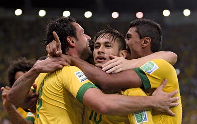 Geglückte Generalprobe: Brasiliens Team gewinnt den Confed-Cup 2013 im eigenen Land. Foto: dpa/AP/ Andre Penner