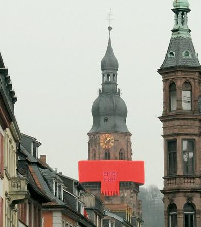 Das allein wird wohl nicht reichen: Werbung für Klimaschutz in der badischen Landeskirche. Foto: dpa/ Ronald Wittek