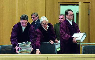 Verhandlung vor dem Bundesarbeitsgericht Erfurt, Oktober 2018.  Foto: epd-bild/Jens-Ulrich Koch