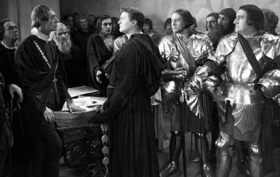 Der Film-Luther von 1927 (Eugen Klöpfer) in Worms, Foto: Bundesarchiv Berlin