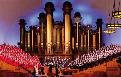 Der berühmte Tabernakel-Chor der Mormonen in Salt Lake City. Foto: dpa