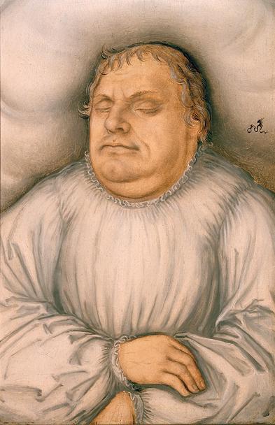 Lukas Cranach d.Ä.: Luther auf dem Totenbett, 1546. Foto: akg-images