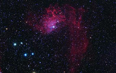 Der Weltraum – unendliche Weiten, hier Sternennebel Nebel IC 405.  Foto: epd/ Peter Wienerroither