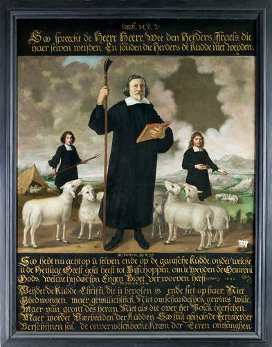 Pastor Otto Clemens van Bijleveld (1617-49). Foto: Evangelisch-Lutherse Gemente Gouda, Niederlande