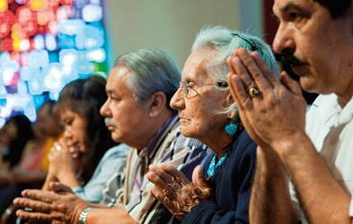 Die Hispanics füllen die Kirchen, aber nicht die Klingelbeutel. Foto: Martin Egbert